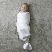 Pacco Piccolo - Inbakerdoek 4 tot 7 kg - wit