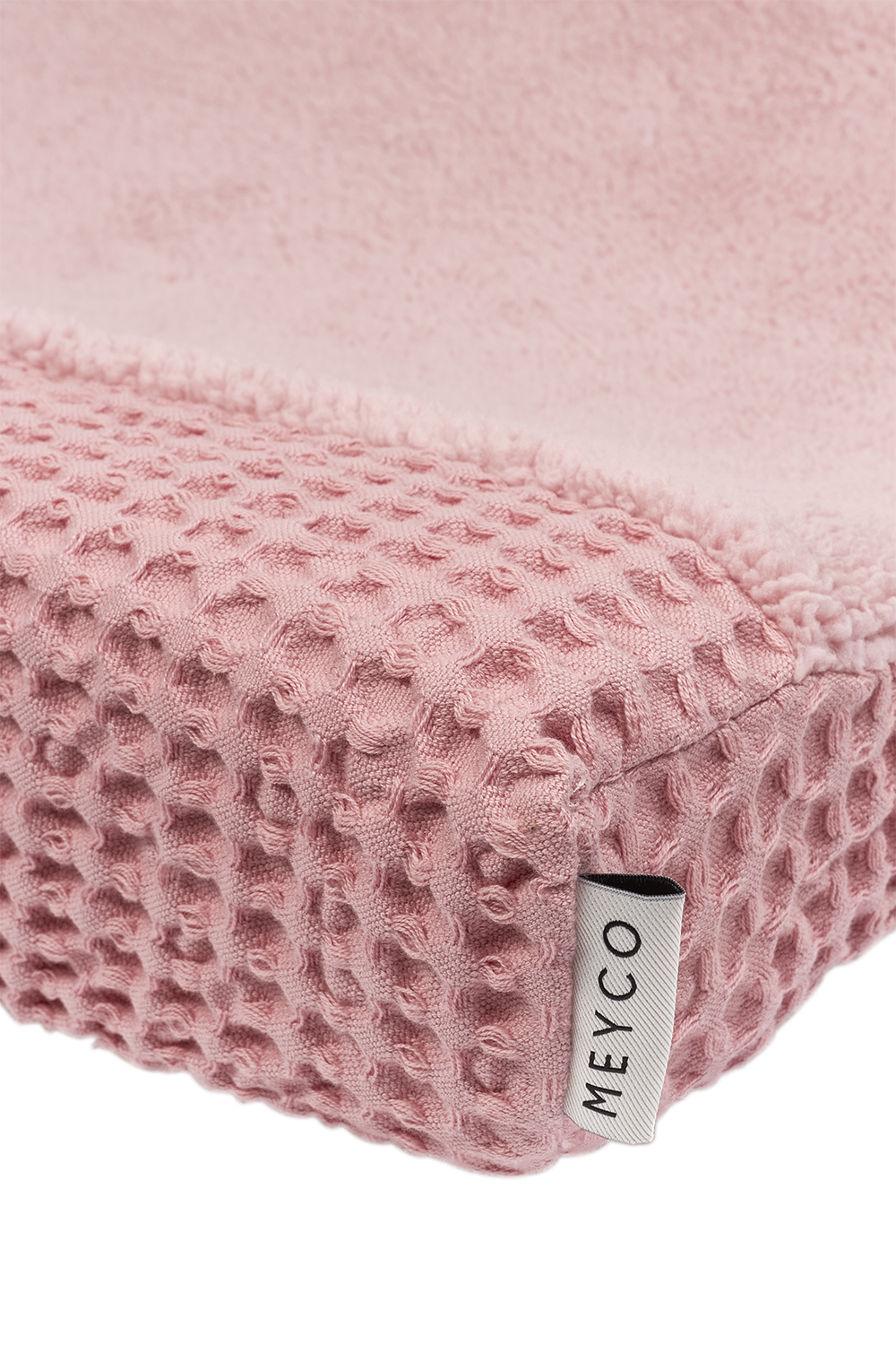 Aankleedkussenhoes Wafel Teddy - Roze - 50x70cm - afbeelding 4