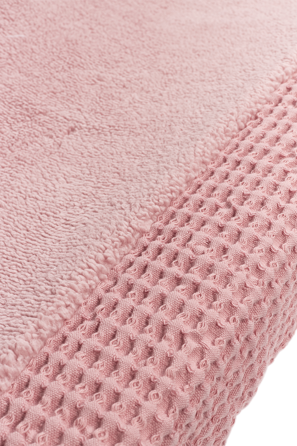 Aankleedkussenhoes Wafel Teddy - Roze - 50x70cm - afbeelding 5