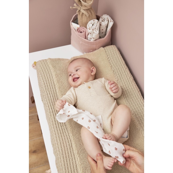 Meyco - Aankleedkussenhoes Wafel Teddy - Sand