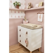 Meyco - Aankleedkussenhoes Wafel Teddy - Sand