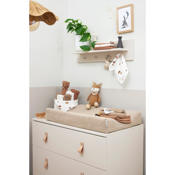 Meyco - Teddy Aankleedkussenhoes - Sand - 50x70cm