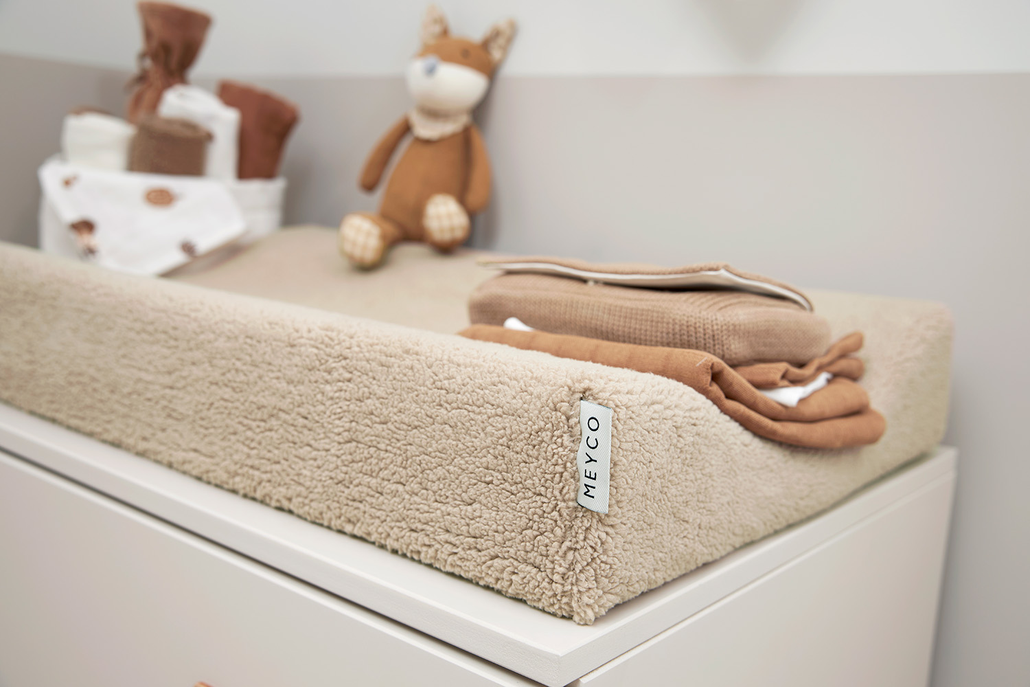 Teddy Aankleedkussenhoes - Sand - 50x70cm - afbeelding 6