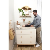 Meyco - Aankleedkussenhoes Rib Mini Spot - Sand Melange