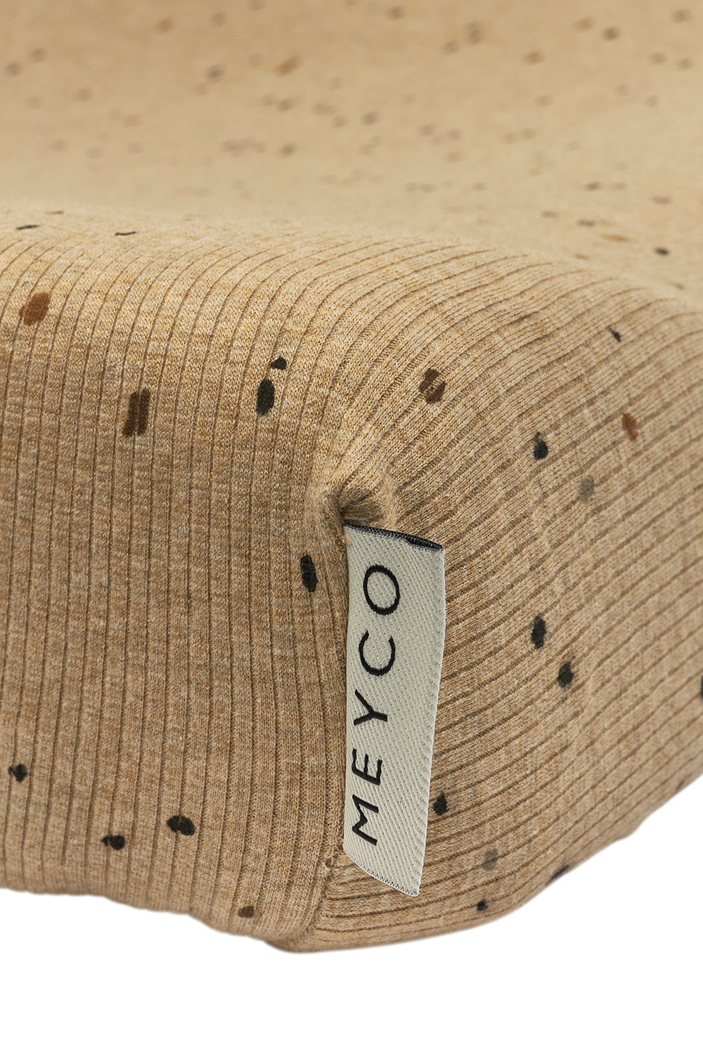Aankleedkussenhoes Rib Mini Spot - Toffee Melange - 50x7 - afbeelding 4