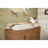 Aankleedkussenhoes Pre-Washed Hydrofiel Greige 50x70cm