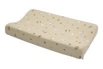 Aankleedkussenhoes met Bosdieren - zand - 50x70cm