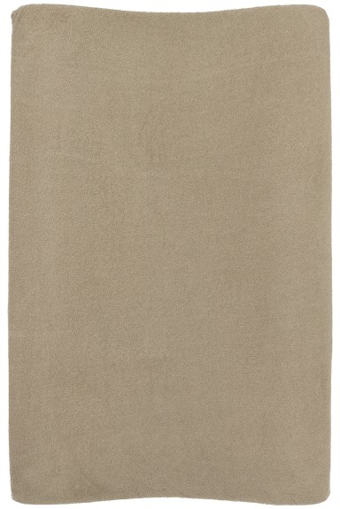 Aankleedkussenhoes Badstof Uni Taupe 2-Pack 50x70cm