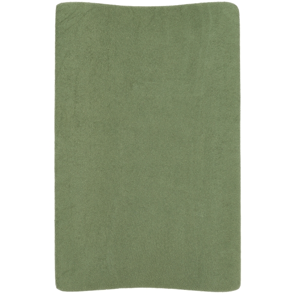 Aankleedkussenhoes Badstof Uni - Olive Green - 50x70cm