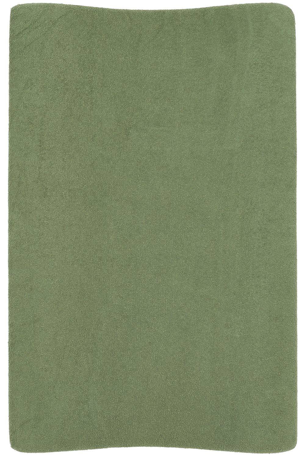 Aankleedkussenhoes Badstof Uni - Olive Green - 50x70cm - afbeelding 2