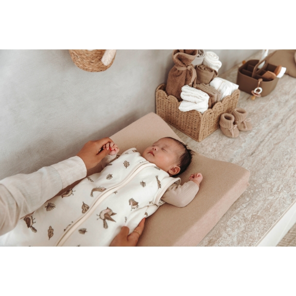 Meyco - Badstof Aankleedkussenhoes - Sand - 50x70cm