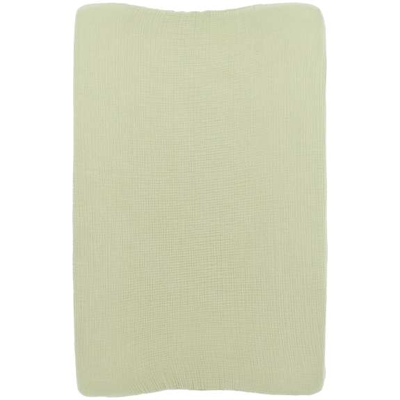 Aankleedkussenhoes Hydrofiel Uni Soft Olive 50x70cm