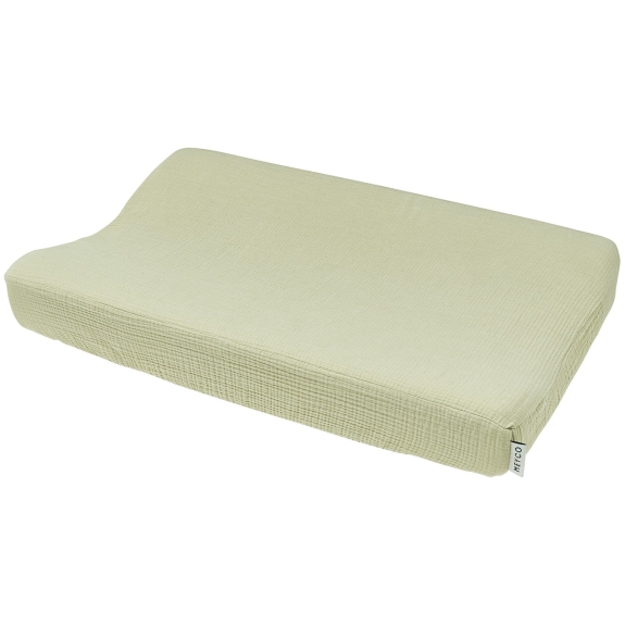 Aankleedkussenhoes Hydrofiel Uni Soft Olive 50x70cm