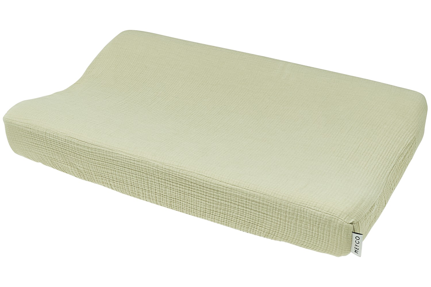 Aankleedkussenhoes Hydrofiel Uni Soft Olive 50x70cm