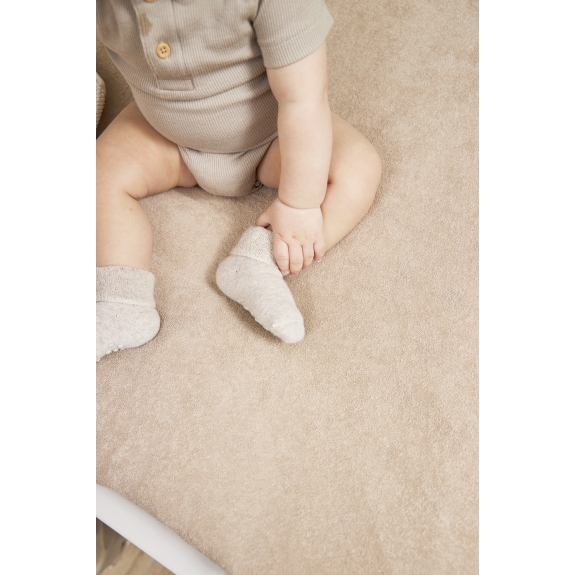 Meyco - Aankleedkussenhoes Badstof Uni Sand 85x75cm