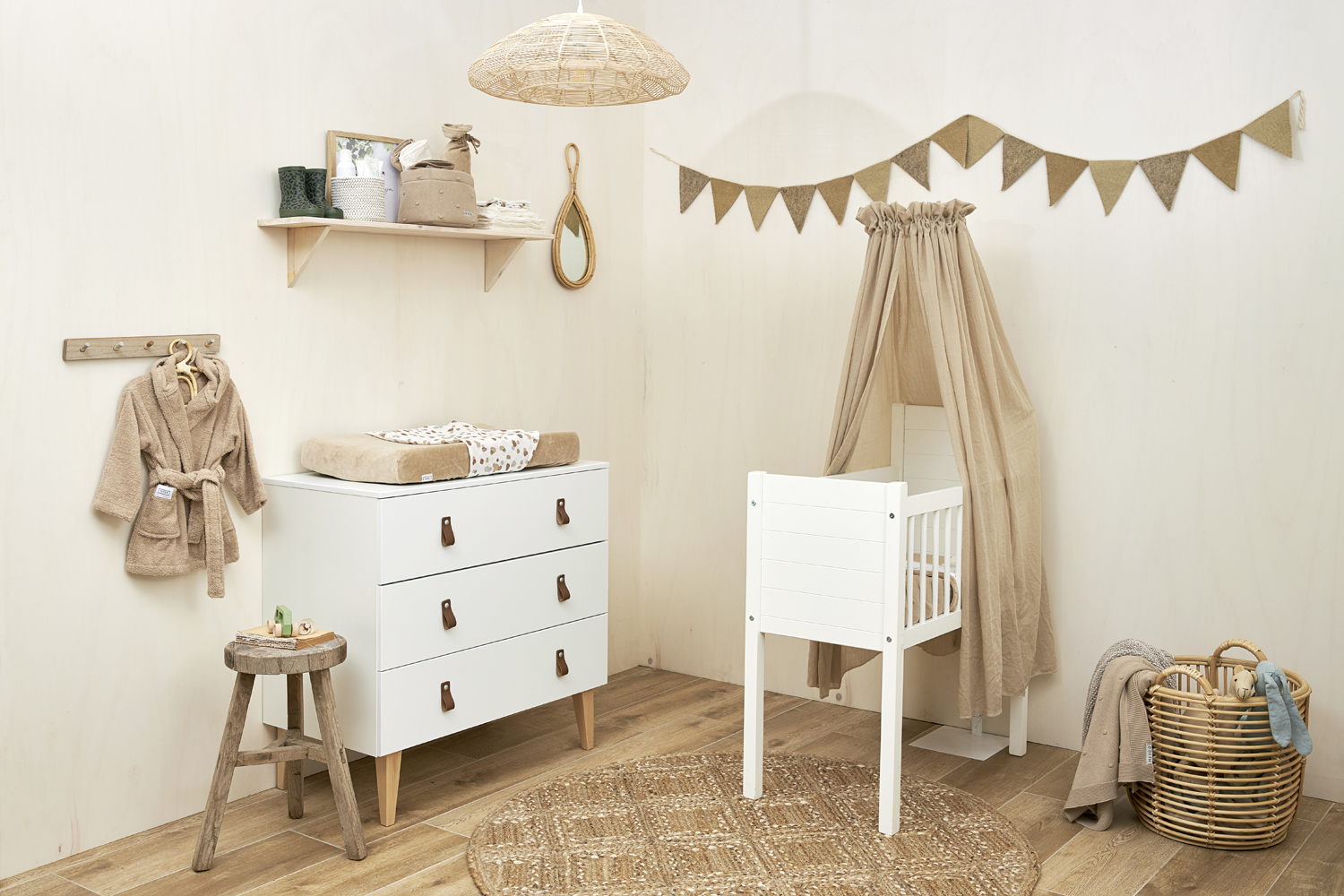 Sluier Uni Sand - afbeelding 6
