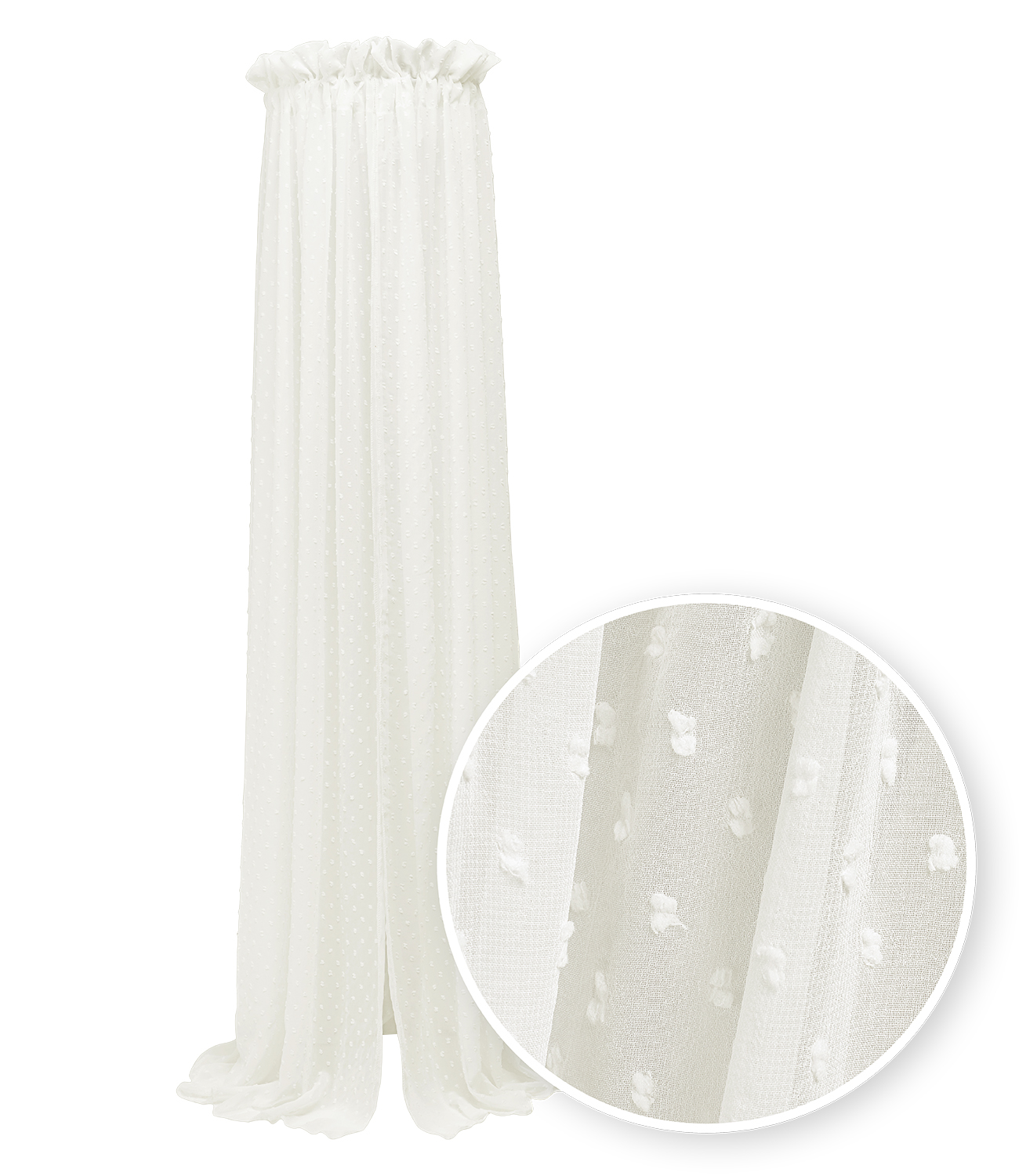 Plume Sluier - Offwhite - afbeelding 2