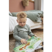 Meyco - Baby Pyjama Cheetah - Groen - Maat 62/68