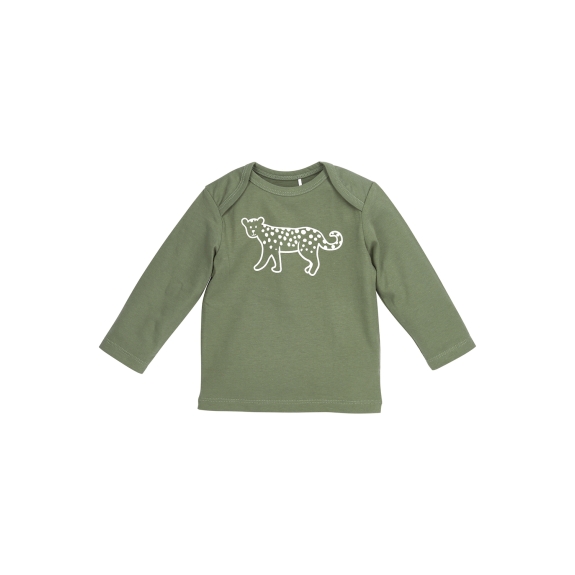 Meyco - Baby Pyjama Cheetah - Groen - Maat 62/68