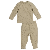 Meyco - Baby Pyjama met Mini Panther - Sand - Maat 62/68