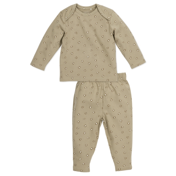 Meyco - Baby Pyjama met Mini Panther - Sand - Maat 62/68