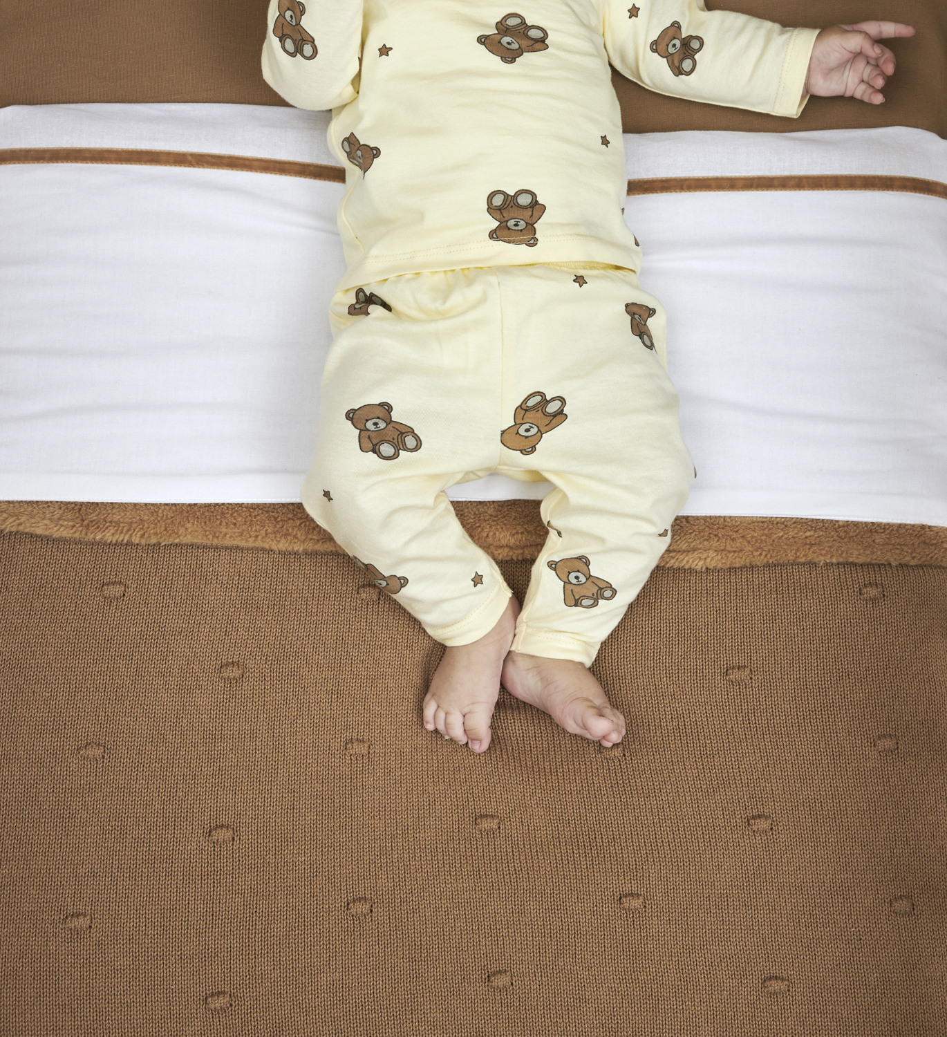 Baby Pyjama Teddy Bear Geel 50/56 - afbeelding 7