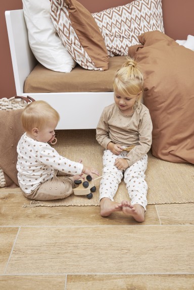 Pyjama 2-pack Mini Panther - Offwhite/Sand - 98/104