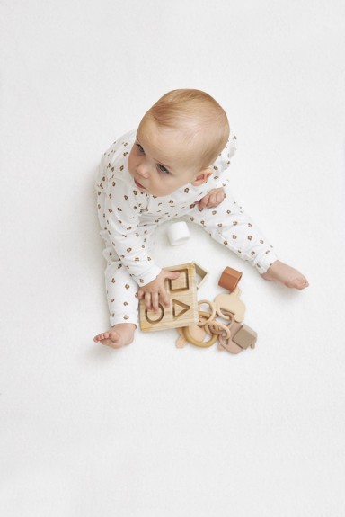 Meyco - Pyjama 2-Pack Mini Panther - Offwhite/Sand