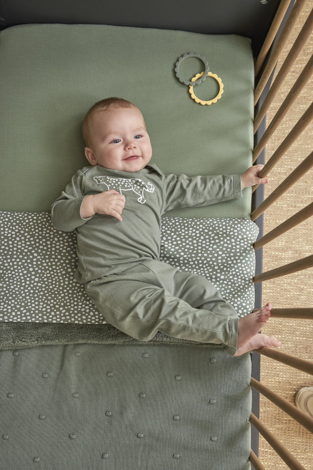 Baby Pyjama 2-pack Cheetah - Bosgroen - 50/56 - afbeelding 8