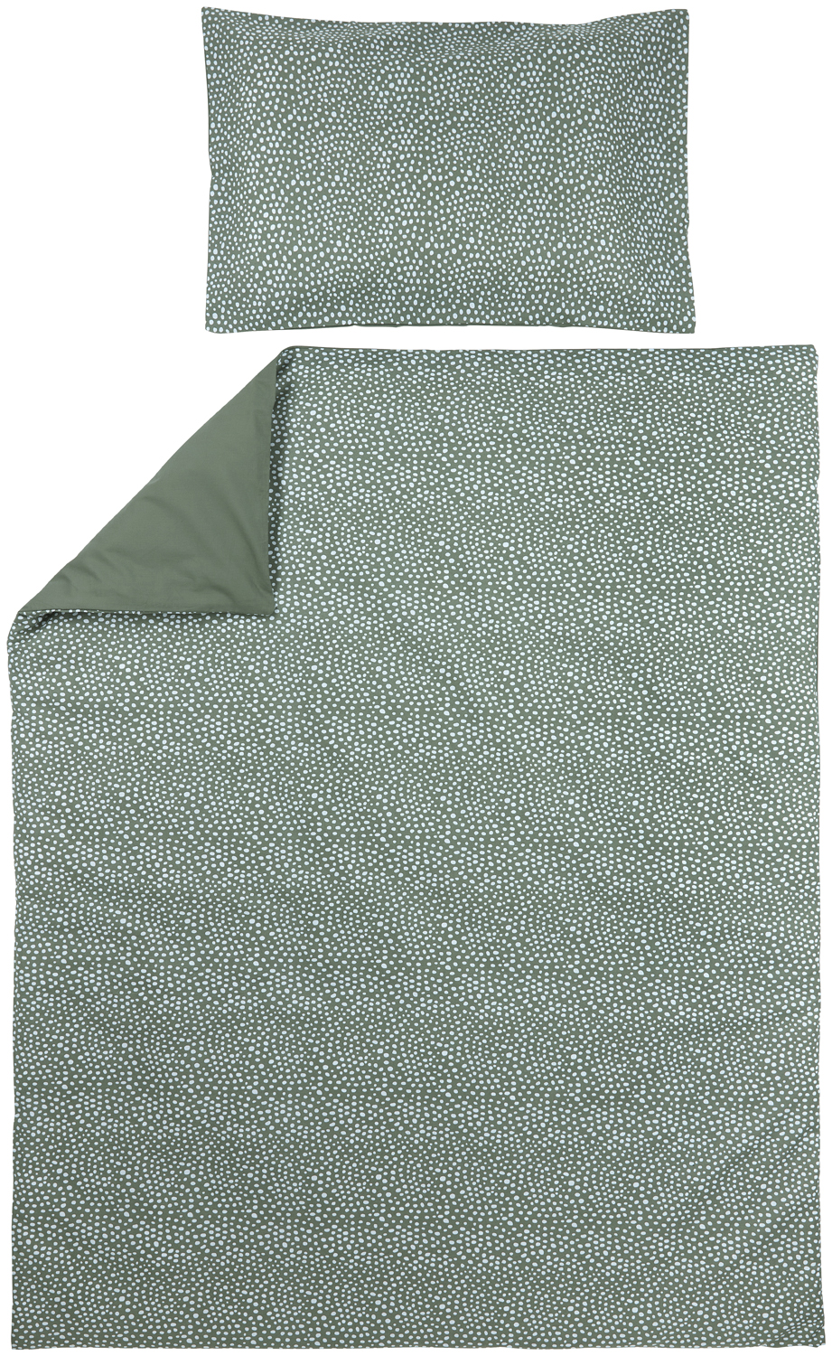 Dekbedovertrek Cheetah/Uni - Forest Green - 100x135cm - afbeelding 2