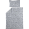 Meyco - Peuter Dekbedovertrek Zebra - Grijs - 120x150cm
