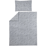 Peuter Dekbedovertrek Zebra - Grijs - 120x150cm