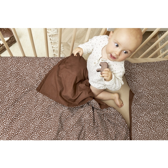 Meyco - Dekbedovertrek Cheetah - chocolate - 100x135cm