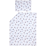 Dekbedovertrek Shapes - lilac - 100x135cm