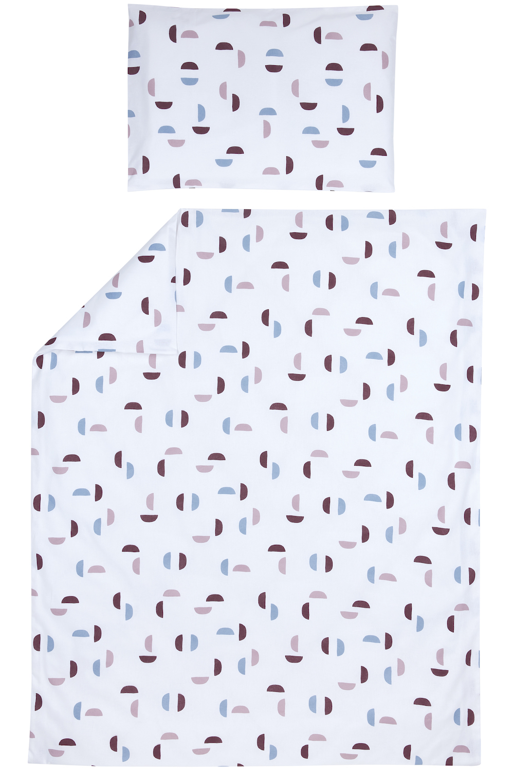 Dekbedovertrek Shapes - lilac - 100x135cm
