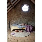 Eenpersoons Zebra Dekbedovertrek - Grijs - 140x200cm