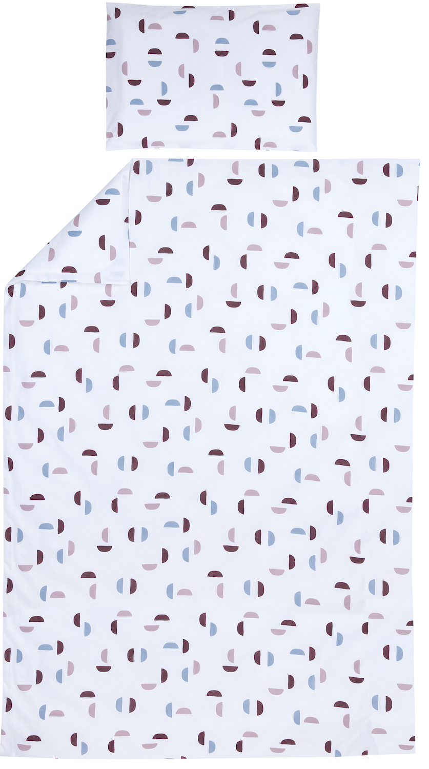 Dekbedovertrek Shapes - Lilac - 140x200cm - afbeelding 2