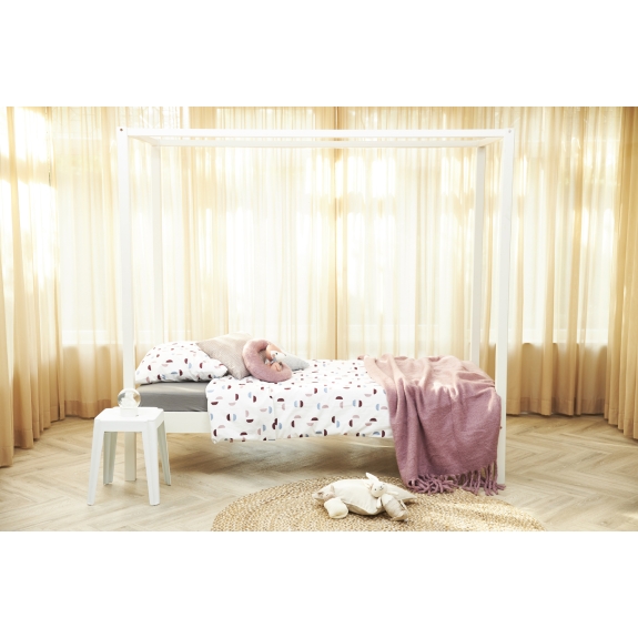 Meyco - Dekbedovertrek Shapes - Lilac - 140x200cm