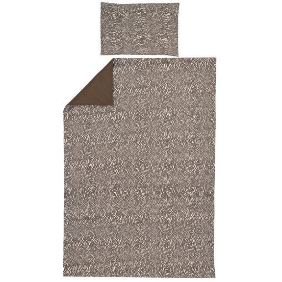 Eenpersoons Dekbedovertrek Cheetah - Chocolate - 140x200