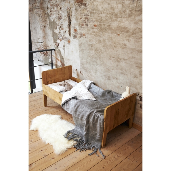 Meyco - Dekbedovertrek Peuter Louis - Grijs - 120x150cm