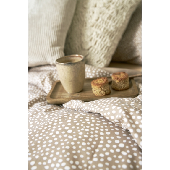 Meyco - Dekbedovertrek Cheetah Taupe - 140x200/220cm