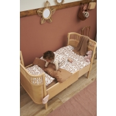 Meyco - Dekbedovertrek Ikat - Sand/Toffee - 100x135cm