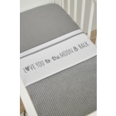 Meyco - Hoeslaken Wieg Jersey Grijs 40x80/90cm