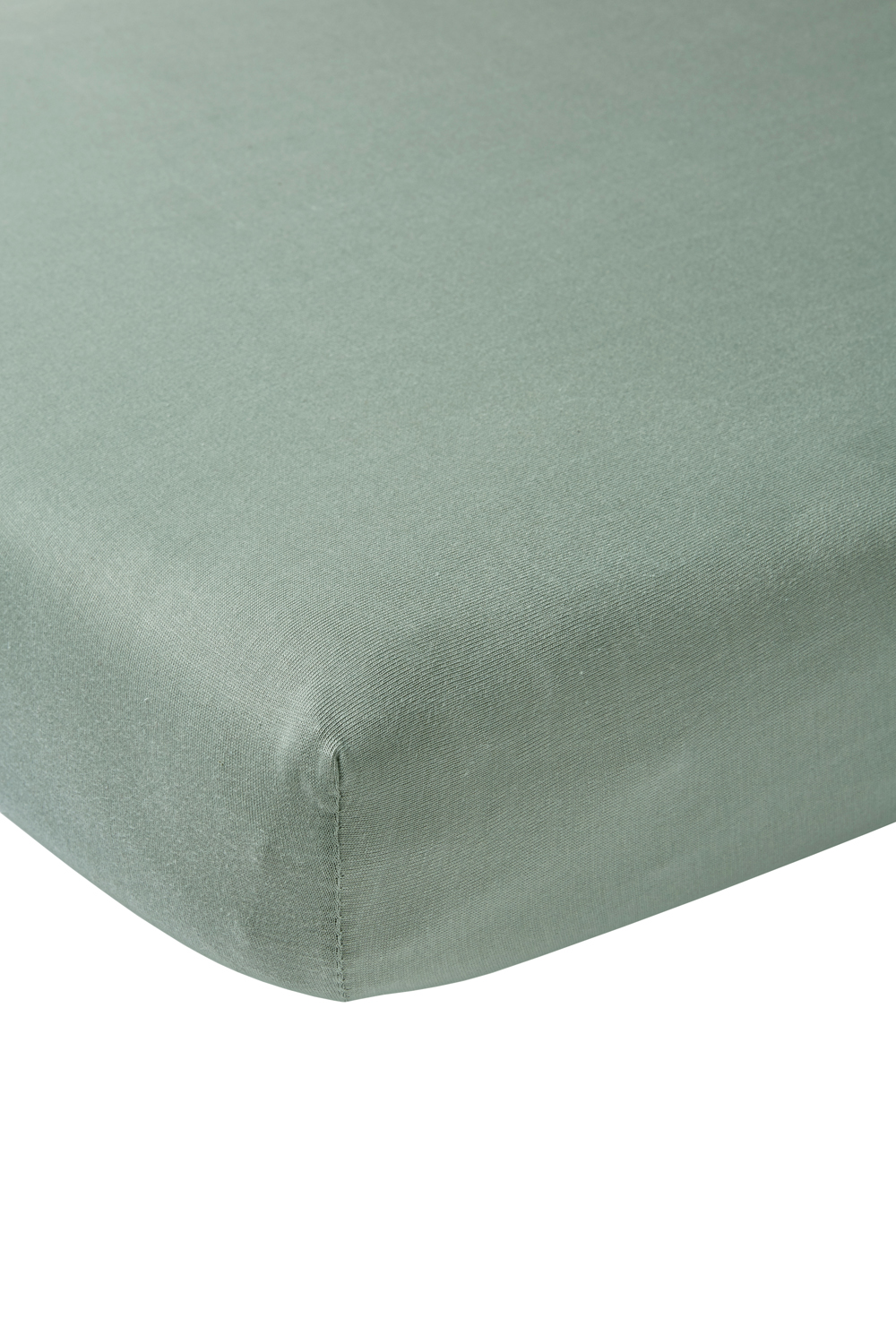 Hoeslaken Wieg Jersey Uni - Stone Green - 40x80/90cm - afbeelding 2
