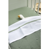 Wieg Hoeslaken Jersey Uni - Forest Green - 40x80/90cm