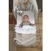 Meyco - Hoeslaken Jersey Co-Sleeper - White - 50x90cm