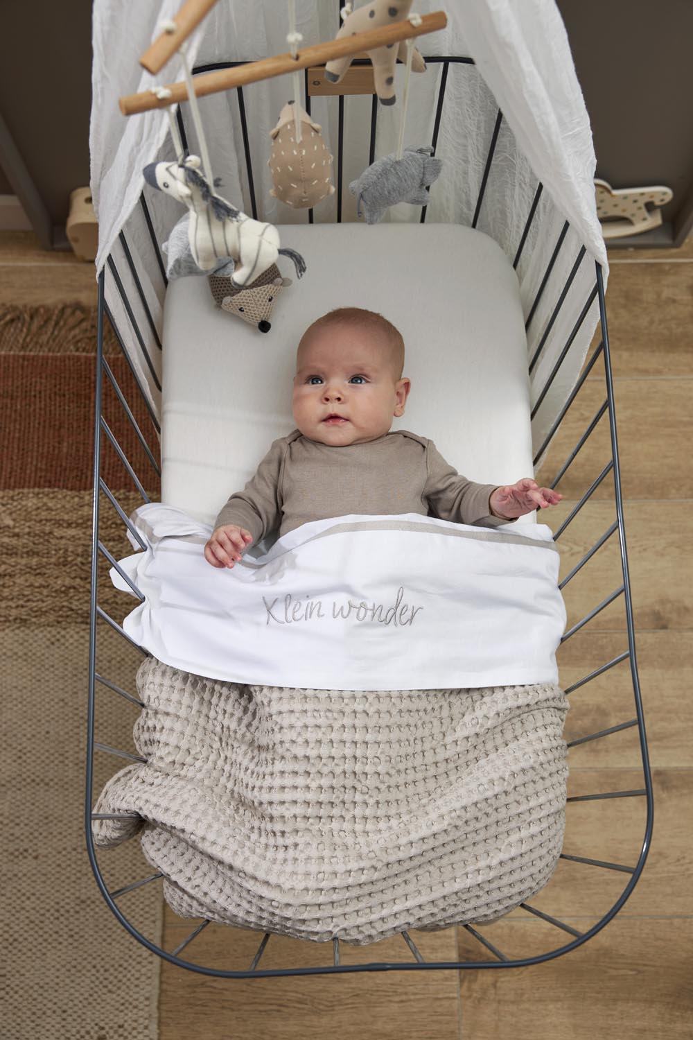Hoeslaken Jersey Co-Sleeper - White - 50x90cm