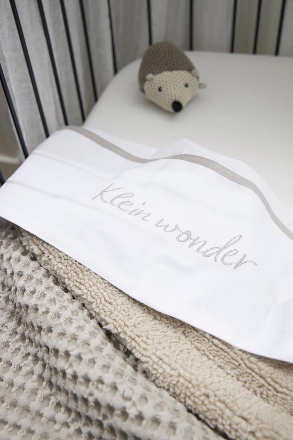 Hoeslaken Jersey Co-Sleeper - White - 50x90cm - afbeelding 4