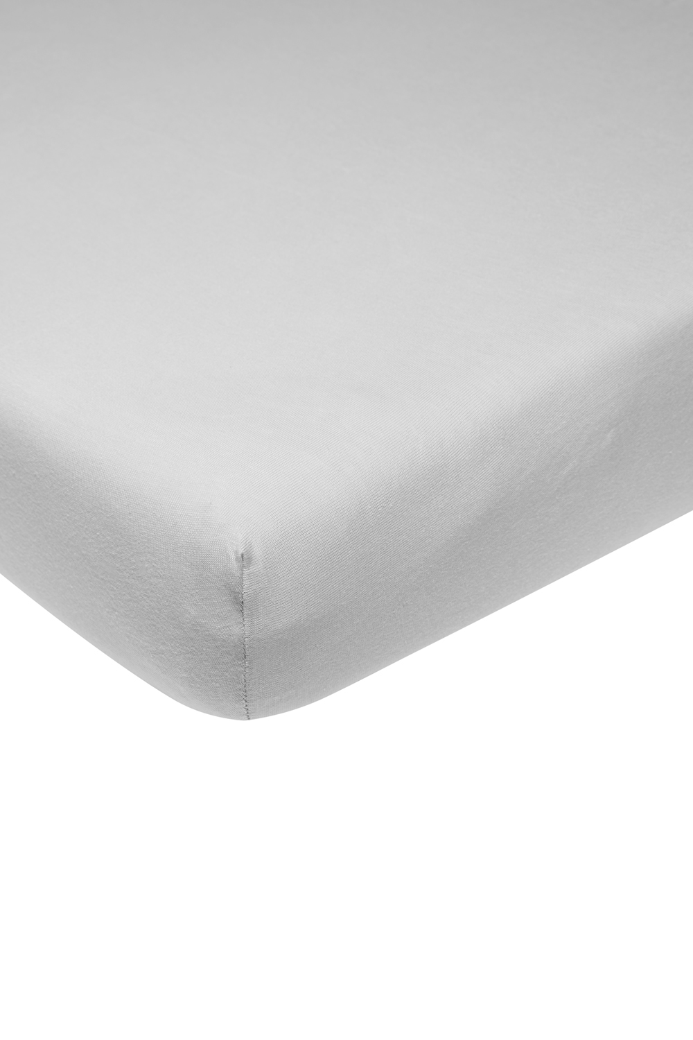 Hoeslaken Ledikant Jersey Light Grey - 60x120cm - afbeelding 2