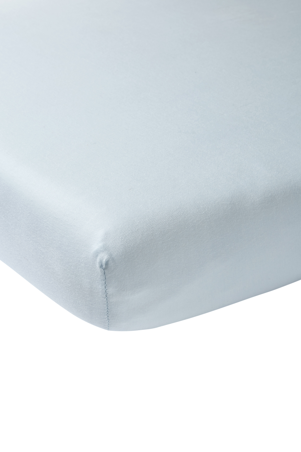 Jersey Uni Hoeslaken Ledikant - Lichtblauw - 60x120cm - afbeelding 2